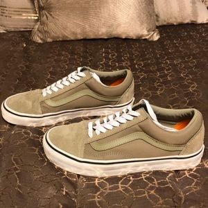Suede tan vans